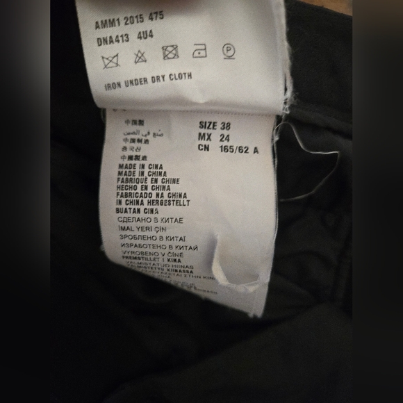 Miu Miu Pants Black Cropped Womens 38 US 2 - Picture 6 of 9